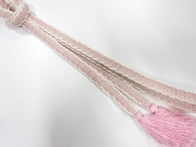 正絹　夏手組帯締め